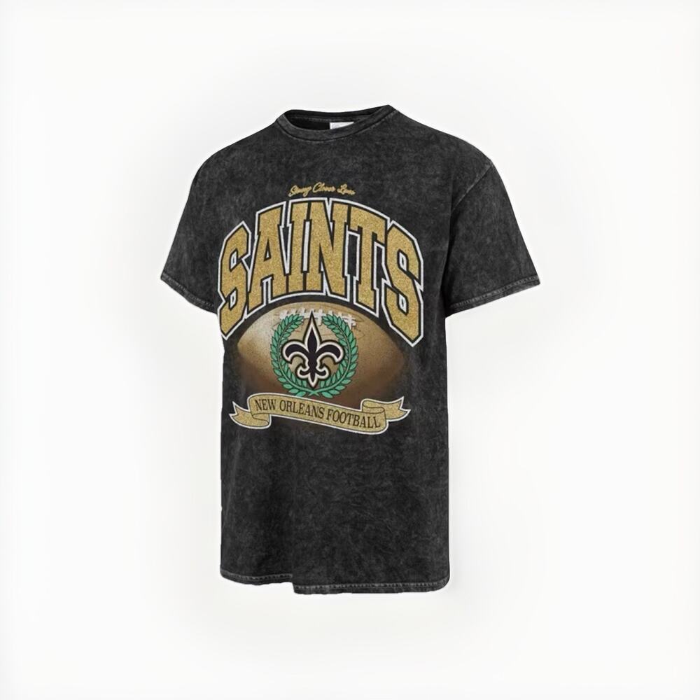'47 x Stoney Clover Lane New Orleans Saints Glitter Shirt Sz 2XL Wmns New $50